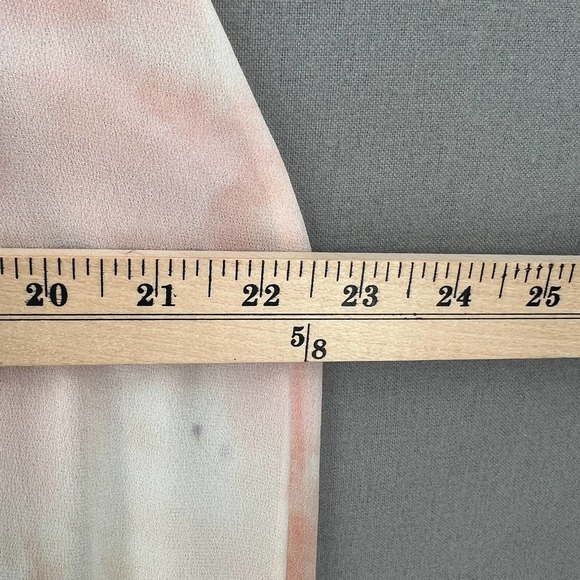 LACAUSA Coco Dress Womens Small White Tie Dye Jewel Wash Tie Shoulder Maxi - Picture 14 of 16